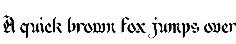 Preview of Dark Gospel Regular font