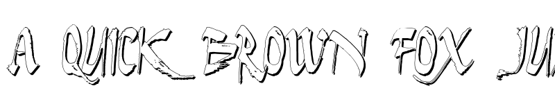 Preview of Dark Horse Shadow Shadow font