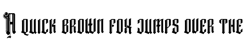 Preview of Dark Magic Regular font
