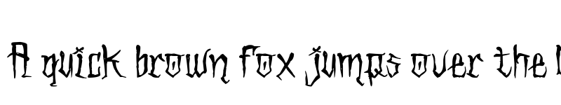 Preview of Dark Scratch Regular font