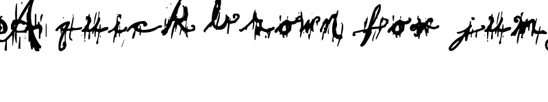 Preview of Dark Theater Regular font