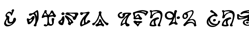 Preview of DarkArts BB Regular font