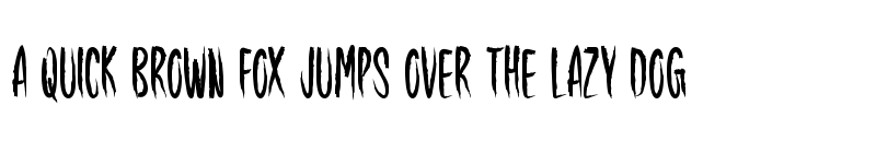 Preview of Darkening Regular font