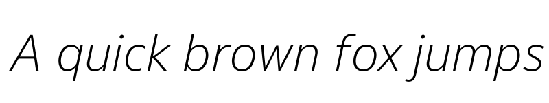 Preview of Darkmode On CC Light Italic font