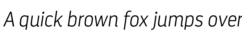 Preview of Darwin Pro ExtraLight It font