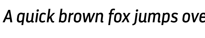 Preview of Darwin Pro Regular It font