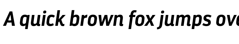 Preview of Darwin Pro SemiBold It font