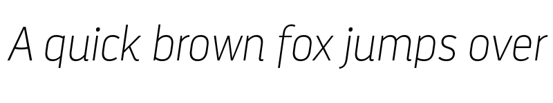 Preview of Darwin Pro Thin It font