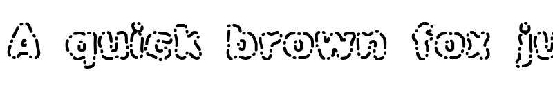 Preview of Dash Dot (BRK) Regular font