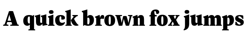 Preview of Dashiell Bright Black font