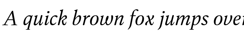 Preview of Dashiell Bright Italic font