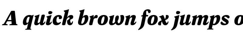 Preview of Dashiell Bright X-Bold Italic font