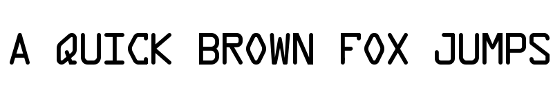 Preview of Data Control Latin font