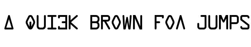 Preview of Data Control Unifon Unifon font