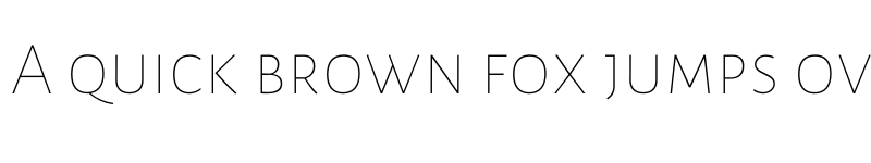 Preview of Datalegreya Thin font