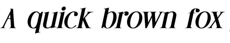 Preview of Dating Historia Blackitalic font