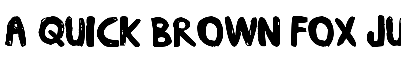 Preview of daub Regular font