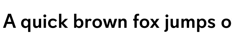 Preview of Davis Sans Medium font