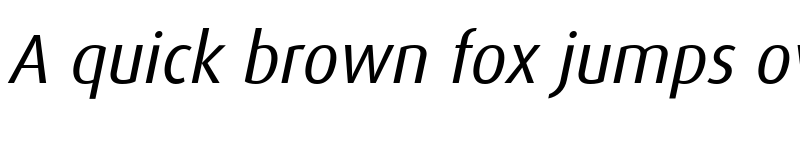 Preview of Dax Italic font