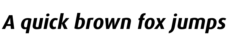 Preview of Dax Pro Bold Italic font