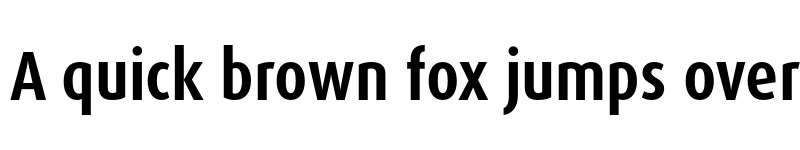 Preview of Dax Pro Cond Bold font