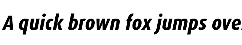 Preview of Dax Pro Cond Extrabold Italic font