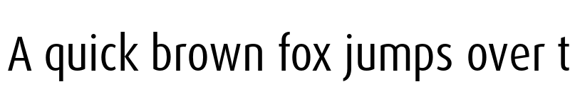 Preview of Dax Pro Cond Regular font