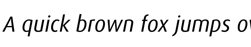 Preview of Dax Pro Italic font
