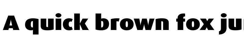 Preview of Dax Pro Wide Black font