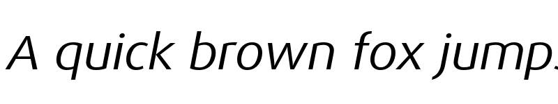 Preview of Dax Pro Wide Italic font