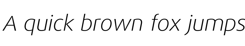 Preview of Dax Pro Wide Light Italic font