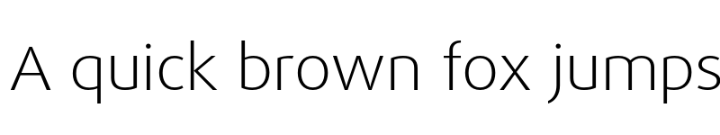 Preview of Dax Pro Wide Light font