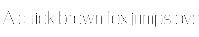 Preview of Dayleen Thin font