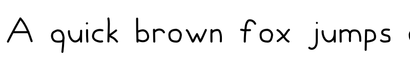 Preview of Daz Handwriting Regular font