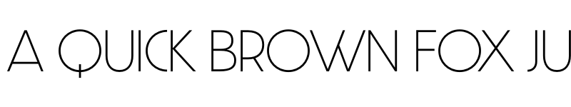 Preview of Dazzle Unicase Thin font