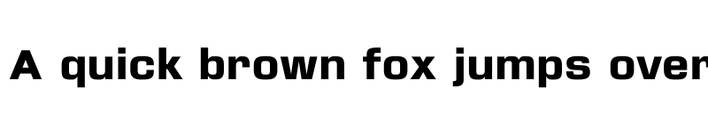 Preview of DB EuroThai X Bold font