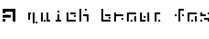 Preview of DBE-Nitrogen Regular font
