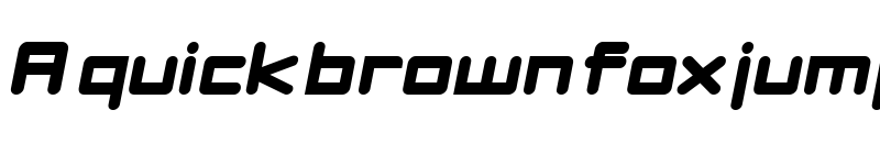 Preview of DBXLNightfever ExtraWideItalic font