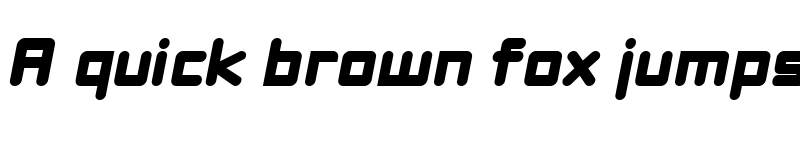 Preview of DBXLNightfever WideItalic font