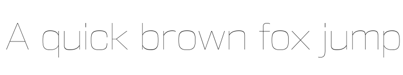 Preview of DDT UltraLight font