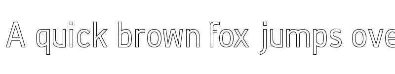 Preview of De Luxe Hollow Hollow font