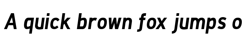 Preview of De Luxe Next Bold Italic font