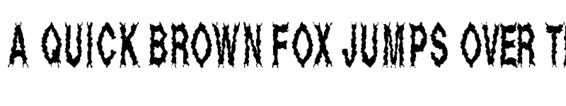 Preview of Dead Alive Regular font