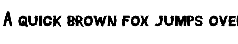 Preview of Dead Font Walking Regular font