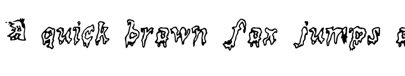 Preview of DEAD___ Medium font