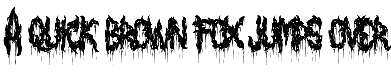 Preview of Deadwax DEMO Hard font