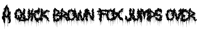 Preview of Deadwax DEMO Regular font