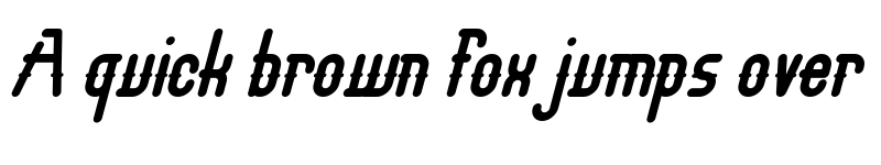 Preview of Dean Bradley Demo Italic font