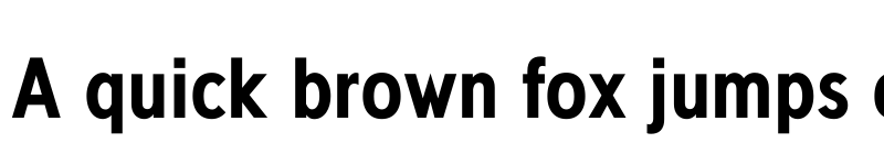 Preview of Deansgate Condensed Bold font