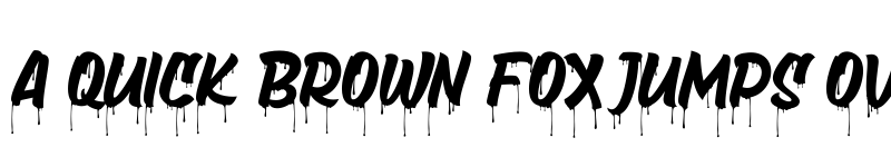 Preview of Death Markers Drip font